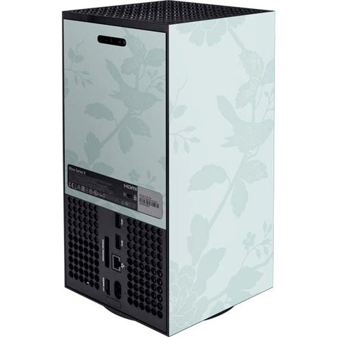 Bird Floral XBox Series X Digital Edition Console Skin
